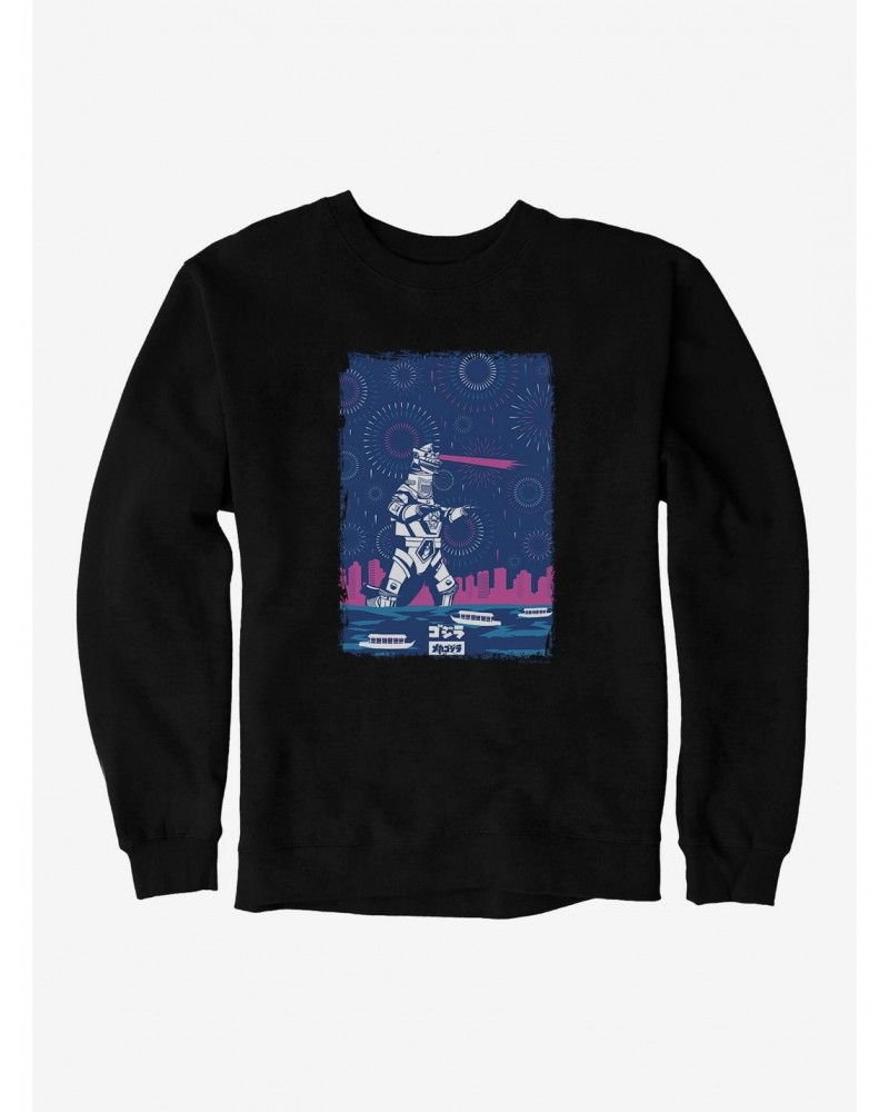 Godzilla Fireworks Sweatshirt $14.46 Sweatshirts