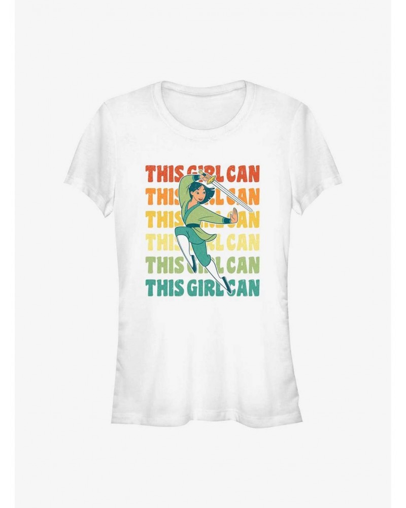 Disney Mulan This Girl Can Girls T-Shirt $9.56 T-Shirts