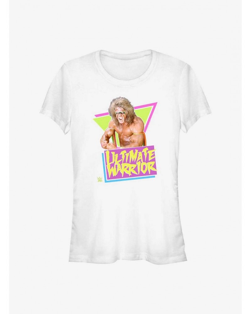 WWE Ultimate Warrior Triangle Icon Girls T-Shirt $8.76 T-Shirts