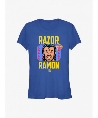 WWE Razor Ramon Scott Hall Retro Girls T-Shirt $7.97 T-Shirts