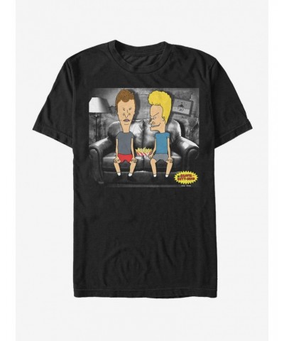 Beavis And Butt-Head Watching Music Videos T-Shirt $9.56 T-Shirts