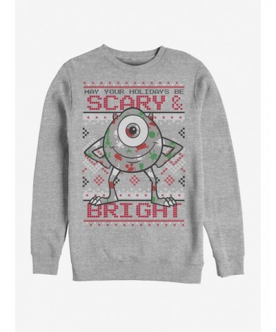 Disney Pixar Monsters University Eye Holiday Crew Sweatshirt $8.86 Sweatshirts