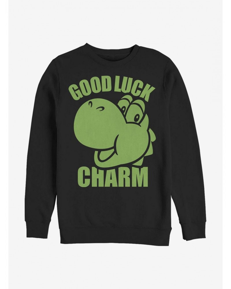 Nintendo Yoshi Charms Fillup Crew Sweatshirt $9.15 Sweatshirts