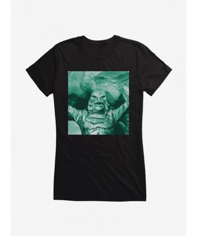 Creature From The Black Lagoon Live Action Green Scene Girls T-Shirt $12.20 T-Shirts