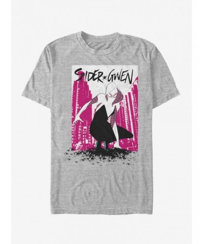 Marvel Spider-Man: Into The Spider-Verse Spider-Gwen Seperated T-Shirt $4.81 T-Shirts