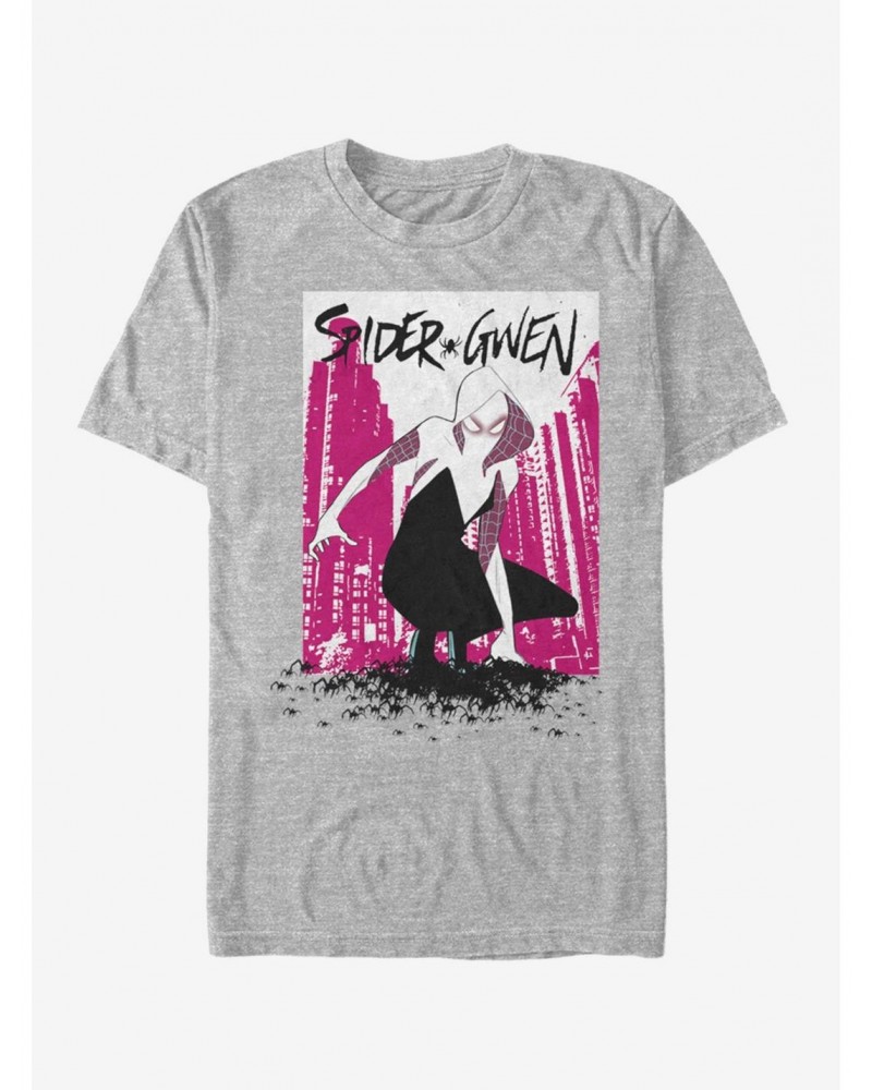 Marvel Spider-Man: Into The Spider-Verse Spider-Gwen Seperated T-Shirt $4.81 T-Shirts