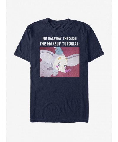Disney Dumbo Makeup Meme T-Shirt $8.13 T-Shirts