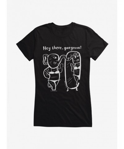 CupOfTherapy Hey There, Gorgeous! Girls T-Shirt $11.45 T-Shirts