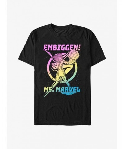 Marvel Ms. Marvel Gradient Marvel T-Shirt $8.60 T-Shirts