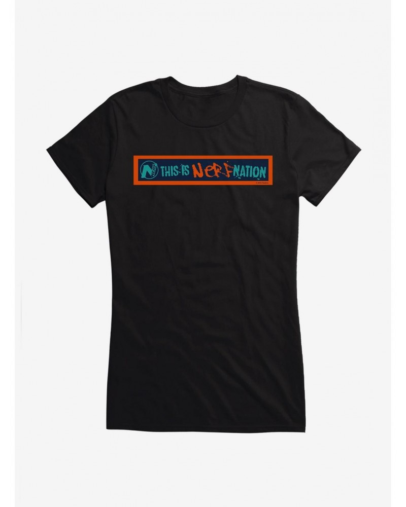 Nerf Nation Graphic Girls T-Shirt $5.98 T-Shirts