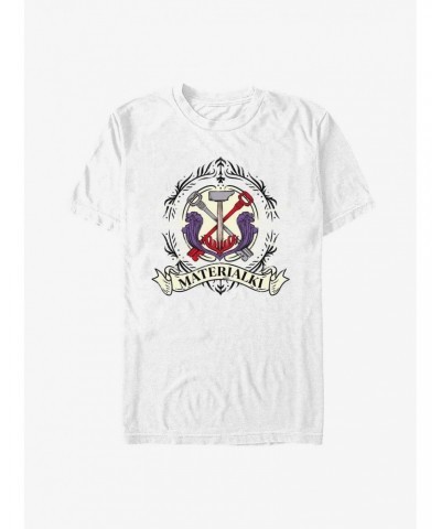 Shadow and Bone Materialki Hammer T-Shirt $7.17 T-Shirts