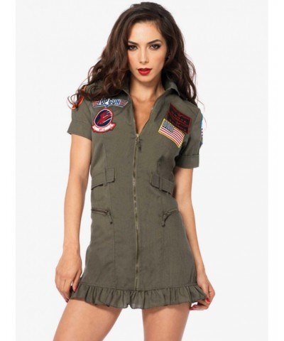 Top Gun Woman'S Flight Dress Costume $31.80 Costumes