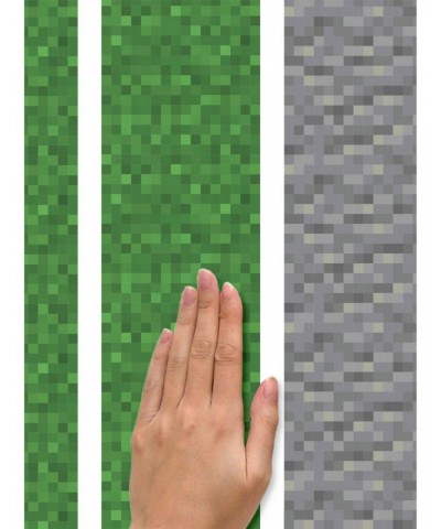 Minecraft Block Strips Peel And Stick Wall Decals $15.92 Decals
