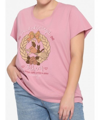 Her Universe Studio Ghibli Kiki's Delivery Service Bakery Girls T-Shirt Plus Size $5.25 T-Shirts