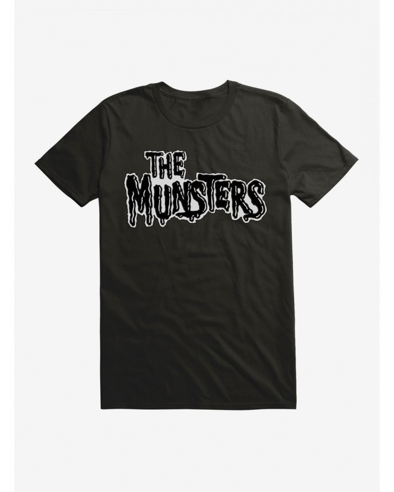 The Munsters Black & White Title T-Shirt $5.74 T-Shirts