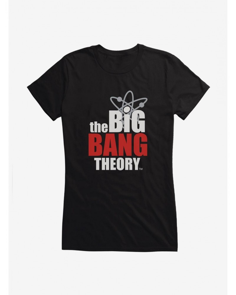 The Big Bang Theory Logo Girls T-Shirt $7.77 T-Shirts