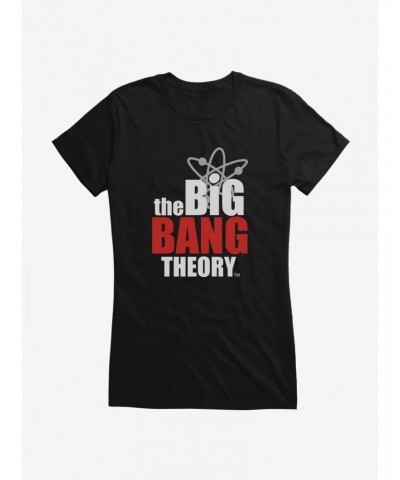 The Big Bang Theory Logo Girls T-Shirt $7.77 T-Shirts