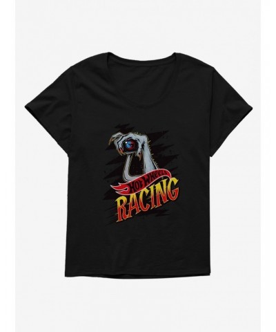 Hot Wheels Spooky Racing Hand Girls T-Shirt Plus Size $8.79 T-Shirts