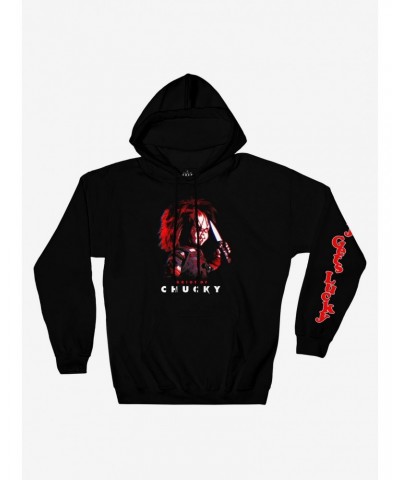 Bride Of Chucky Gets Lucky Tonal Hoodie $5.39 Hoodies