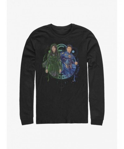 Marvel Eternals Sersi And Ikaris Duo Long-Sleeve T-Shirt $9.74 T-Shirts