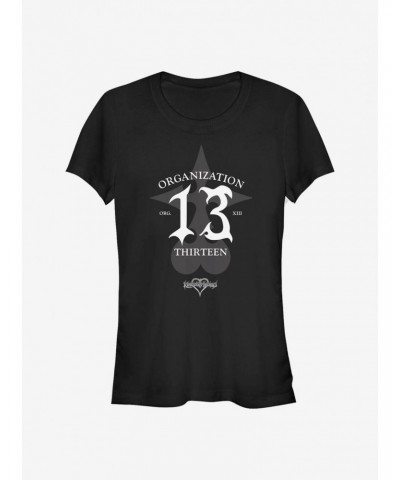 Disney Kingdom Hearts Organization Thirteen Girls T-Shirt $5.98 T-Shirts