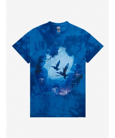 Avatar Toruk Riders Tie-Dye Boyfriend Fit Girls T-Shirt Plus Size $8.42 T-Shirts