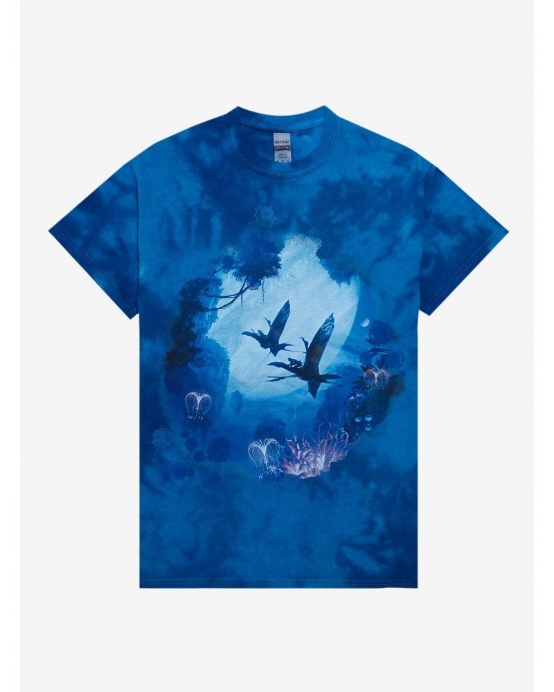 Avatar Toruk Riders Tie-Dye Boyfriend Fit Girls T-Shirt Plus Size $8.42 T-Shirts