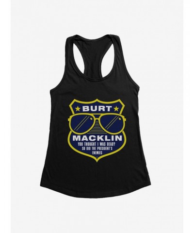 Parks And Recreation Burt Macklin Badge Girls Tank $5.58 Tanks