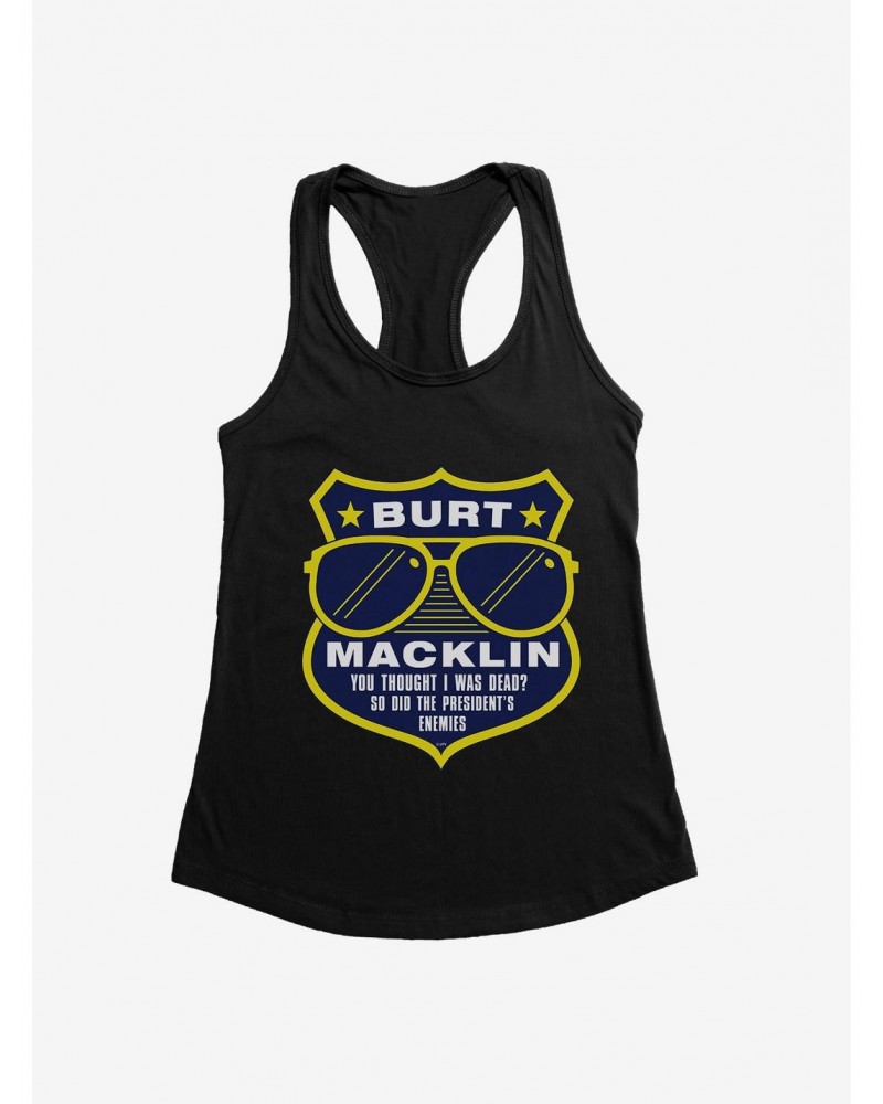 Parks And Recreation Burt Macklin Badge Girls Tank $5.58 Tanks