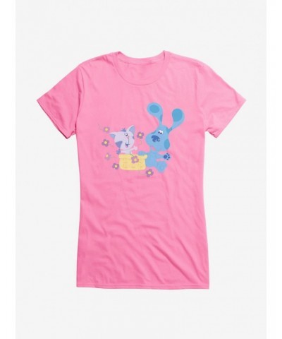 Blue's Clues Periwinkle And Blue Surprise Girls T-Shirt $12.45 T-Shirts