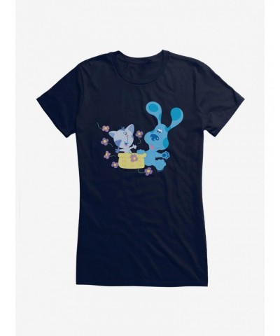 Blue's Clues Periwinkle And Blue Surprise Girls T-Shirt $12.45 T-Shirts