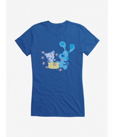 Blue's Clues Periwinkle And Blue Surprise Girls T-Shirt $12.45 T-Shirts