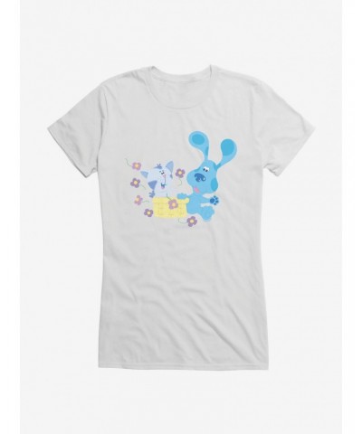 Blue's Clues Periwinkle And Blue Surprise Girls T-Shirt $12.45 T-Shirts