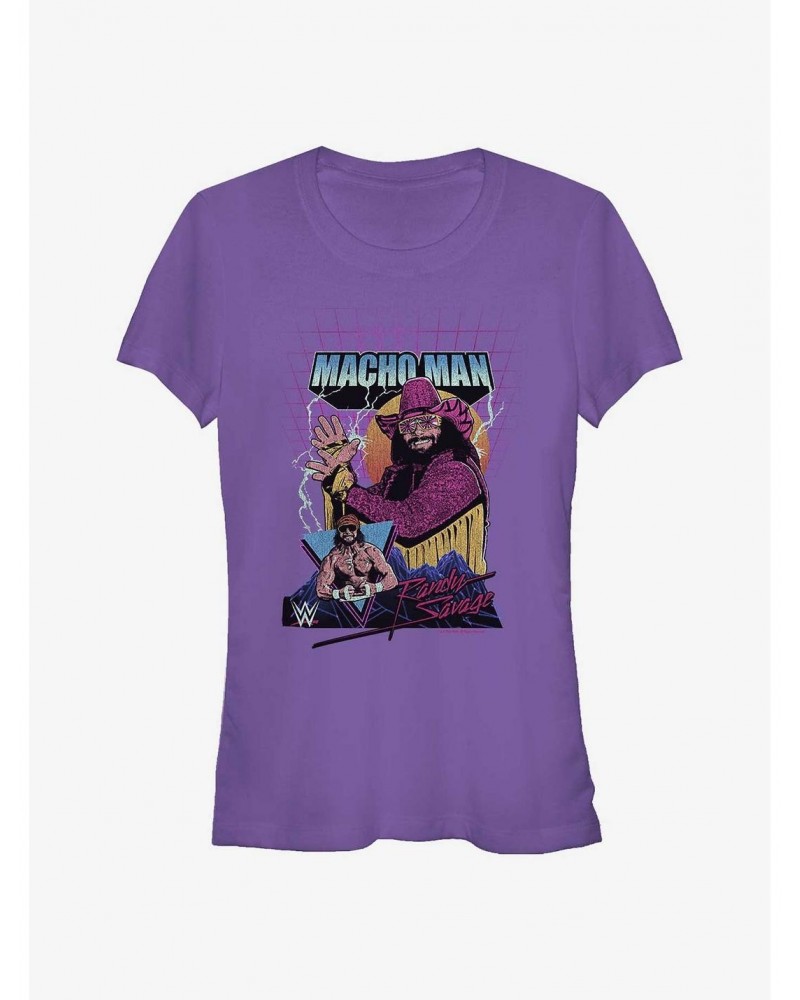 WWE Macho Man Randy Savage Retro Girls T-Shirt $7.97 T-Shirts