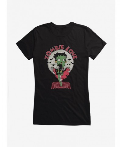 Betty Boop Zombie Betty Girls T-Shirt $8.37 T-Shirts