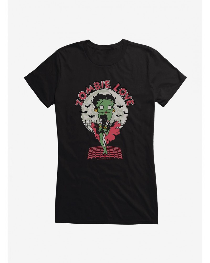 Betty Boop Zombie Betty Girls T-Shirt $8.37 T-Shirts