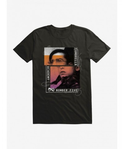 Umbrella Academy Number Five Split T-Shirt $7.65 T-Shirts