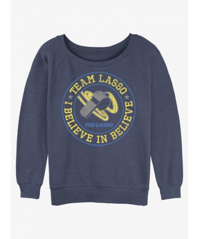 Ted Lasso Head Coach Girls Slouchy Sweatshirt $14.46 Sweatshirts