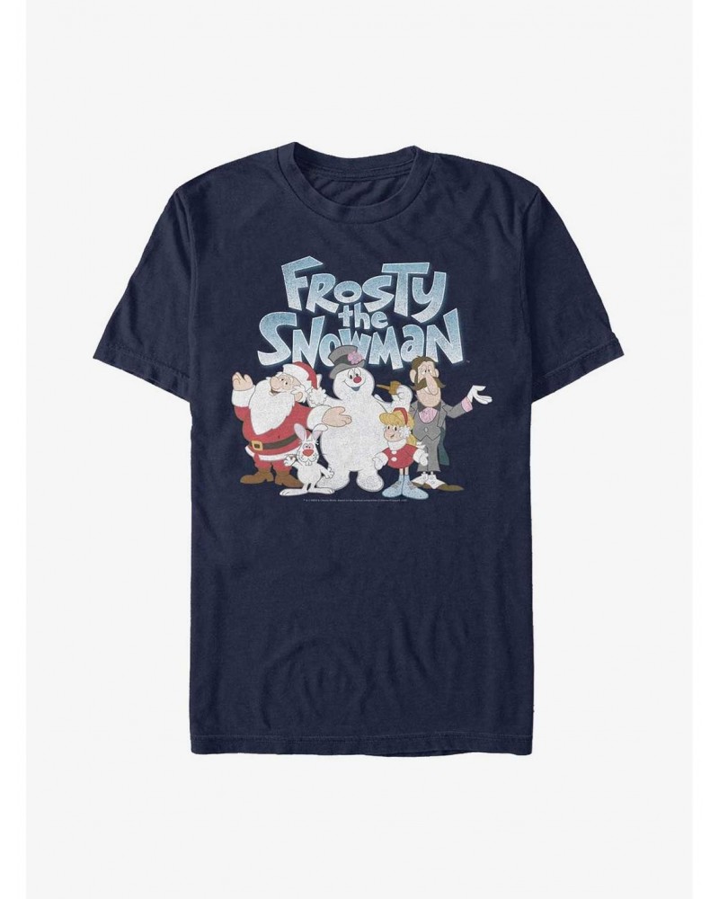 Frosty The Snowman Group Shot T-Shirt $8.80 T-Shirts