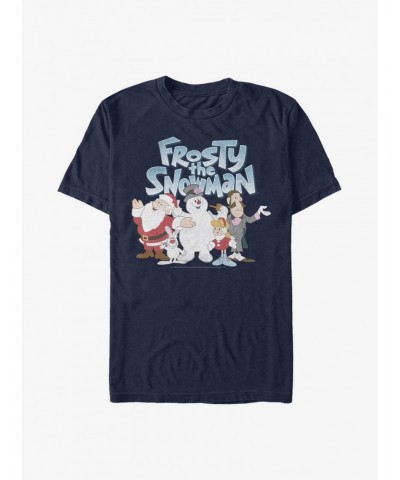 Frosty The Snowman Group Shot T-Shirt $8.80 T-Shirts