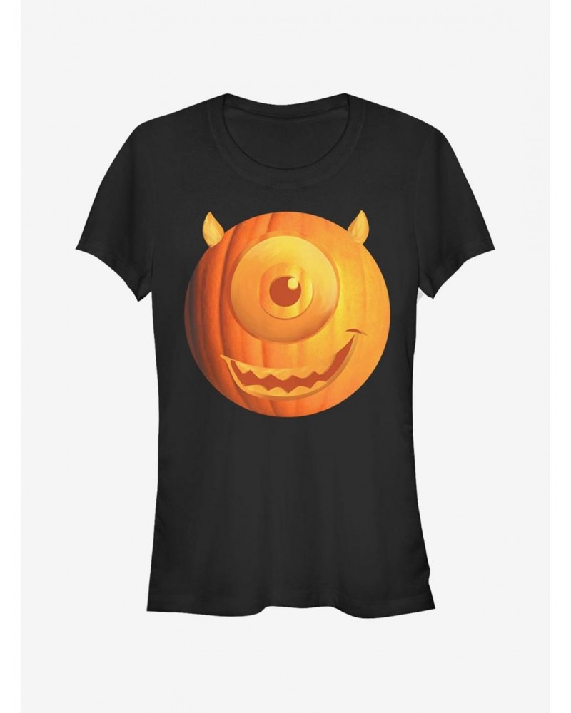 Disney Pixar Monsters University Pumpkin Mike Girls T-Shirt $8.17 T-Shirts