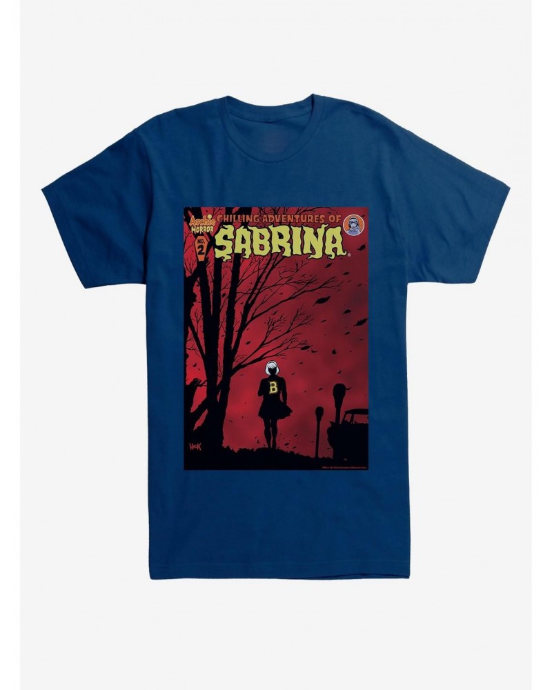 Chilling Adventures of Sabrina Windy Poster T-Shirt $9.56 T-Shirts