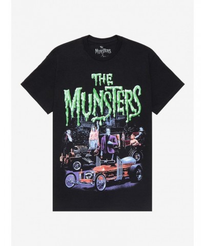 The Munsters Group Car T-Shirt $7.65 T-Shirts