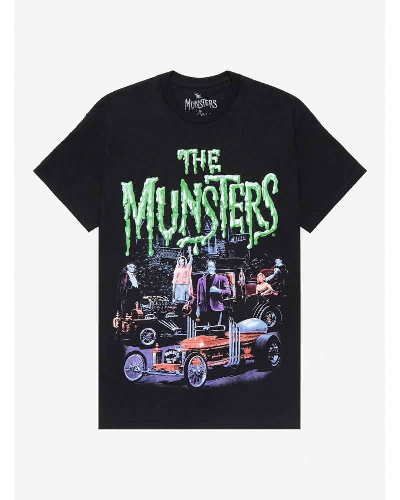 The Munsters Group Car T-Shirt $7.65 T-Shirts