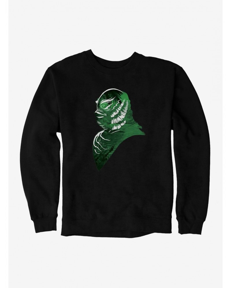 Universal Monsters Creature From The Black Lagoon Amazon Profile Sweatshirt $12.18 Sweatshirts