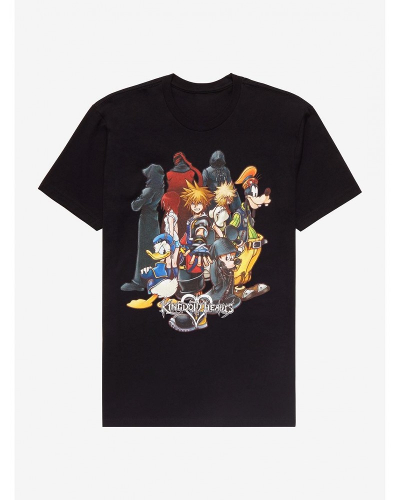 Disney Kingdom Hearts Group T-Shirt $10.99 T-Shirts