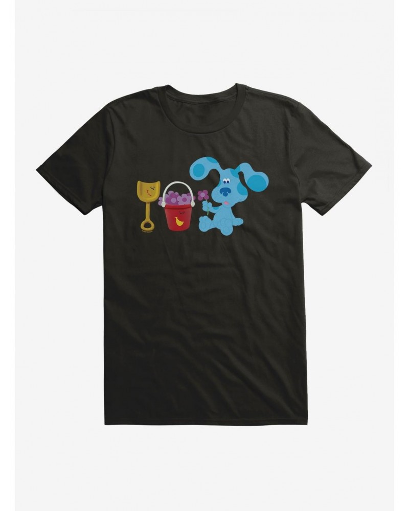 Blue's Clues Shovel And Pail Flower Picking T-Shirt $8.13 T-Shirts
