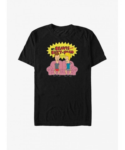 Beavis and Butt-Head Couch Potatoes Big & Tall T-Shirt $11.72 T-Shirts