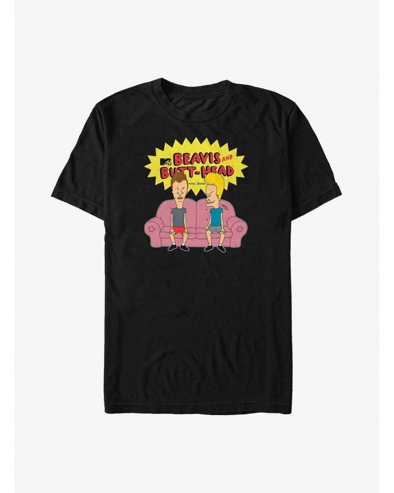 Beavis and Butt-Head Couch Potatoes Big & Tall T-Shirt $11.72 T-Shirts