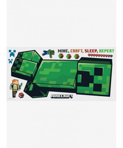 Minecraft Creeper Giant Peel & Stick Wall Decals $9.26 Decals